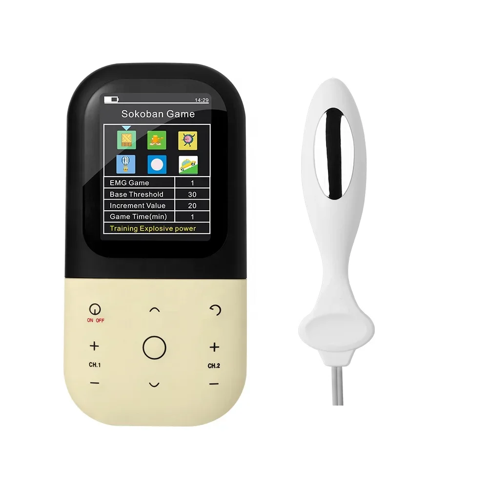 Тест EMG игра ETS STIM Биоподача Стимулятор нервов и мышц Тренажер Кегеля