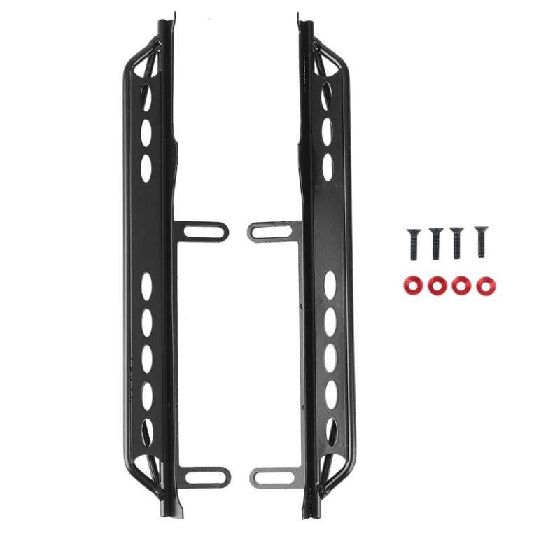 

2PCS Rock Sliders Metal Pedal Side Board For 1/6 RC Crawler Car Axial SCX6 Jeep JLU Wrangler Upgrade Parts