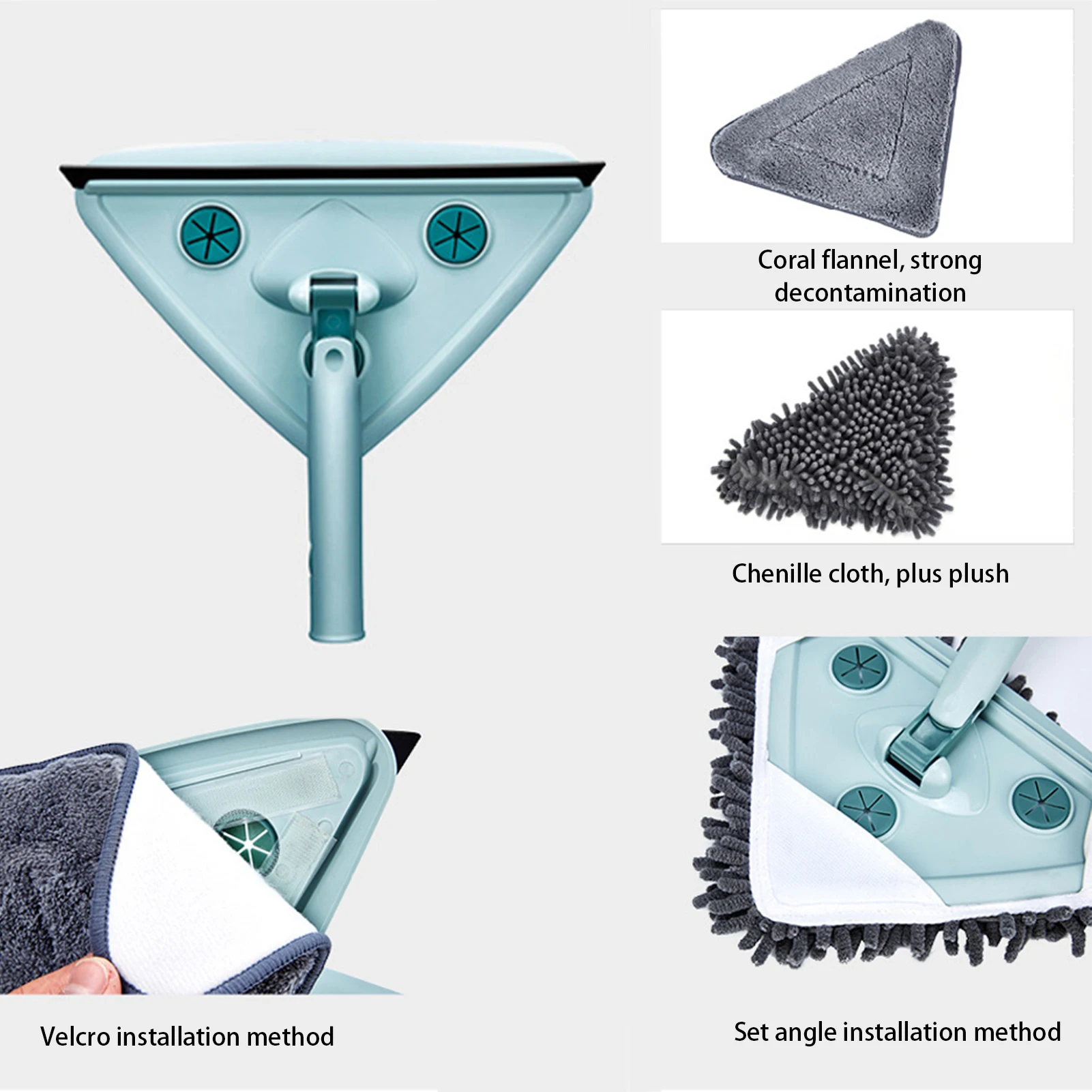 

Треугольная Швабра для мытья, телескопический скребок для мытья потолка автомобиля, стен, окон кухни