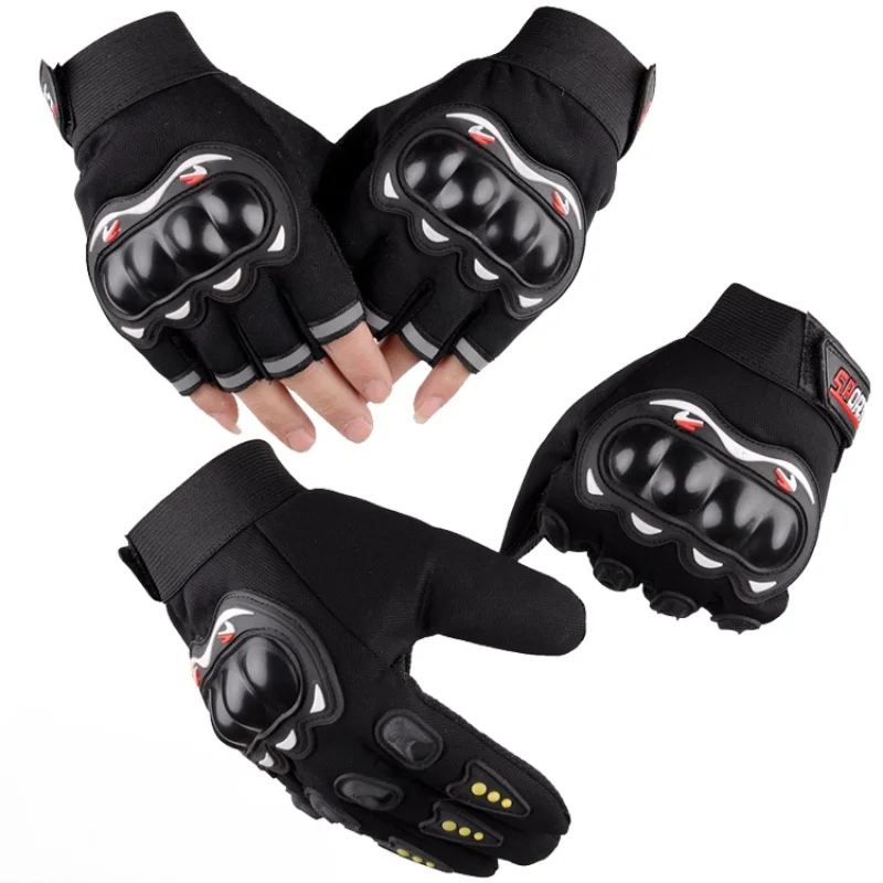 

Motorcycle Gloves Men's Motorcycle Gloves Breathable Closed Finger Racing Gloves for Outdoor Sports Crossbike Riding