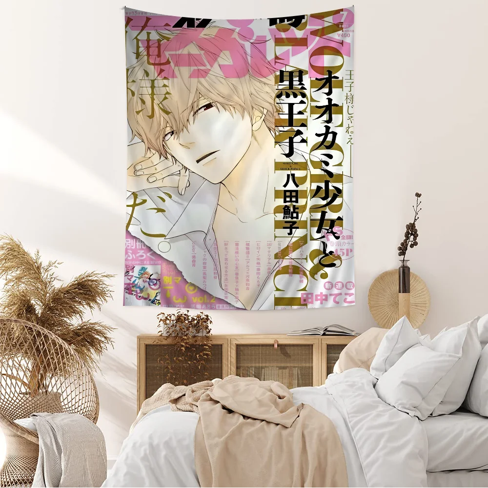 W-Wolf G-Girl A-And B-Black Prince Висячие богемные гобелены Богемные настенные Мандала Дешевые