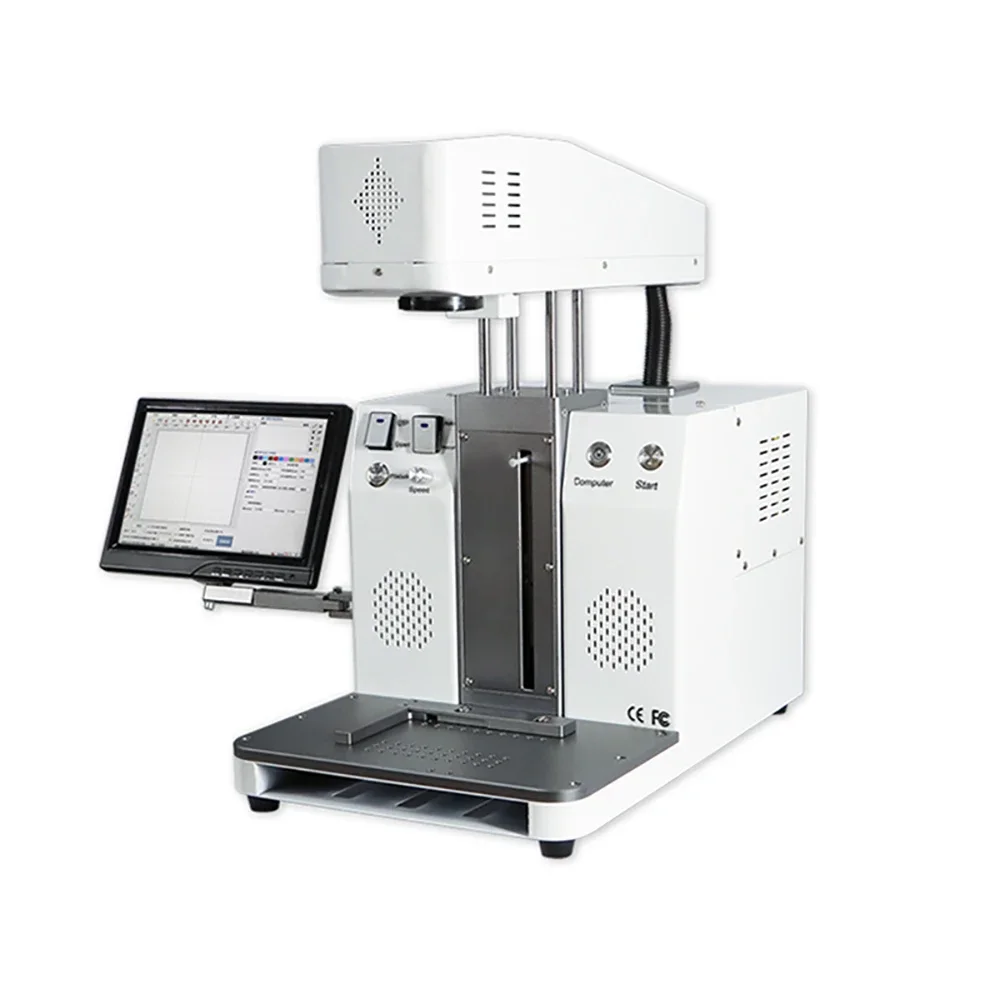 TBK 958C Маркировочная резка Принтер для удаления заднего стекла телефона Машина