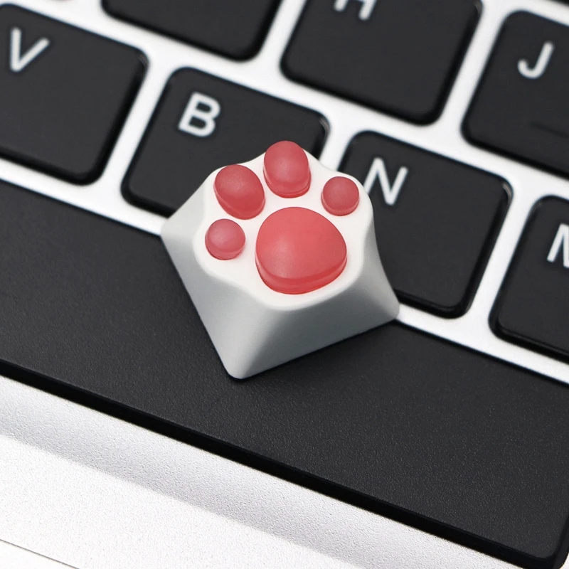 

E9LB для клавиатуры CAT Paw ESC, PBT силиконовая механическая клавиатура Artisan для кошачьих когтей, колпачки для ключей для переключателей Cherry MX R4