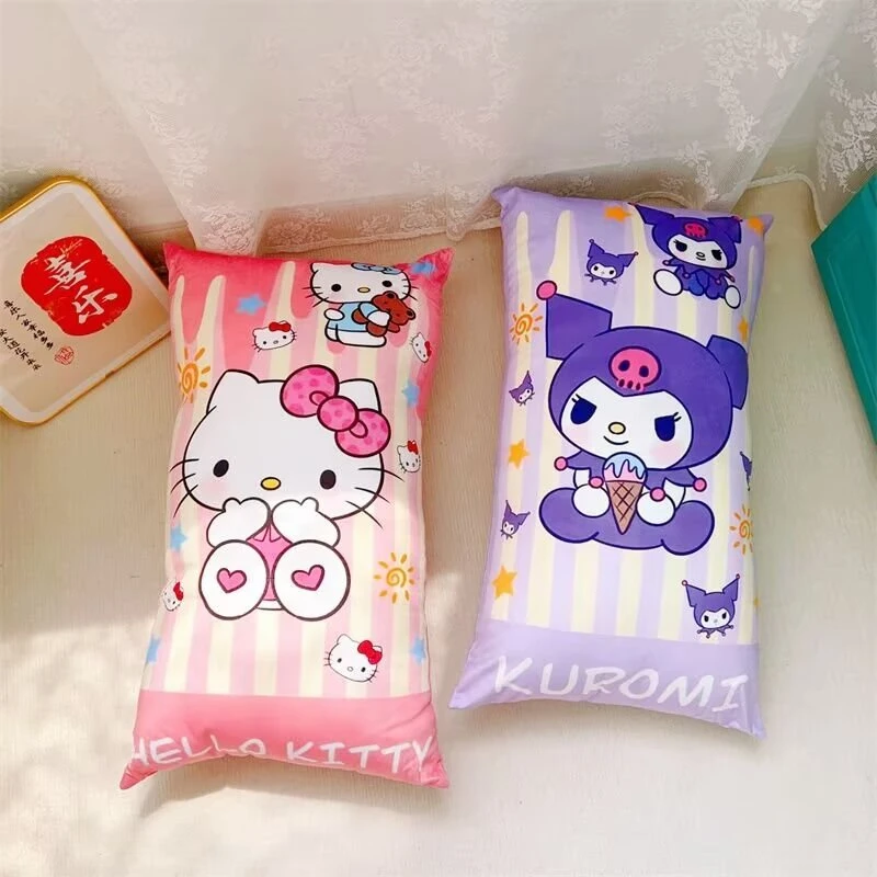 Японская мультяшная аниме Kuromi My Melody плюшевая подушка милая мягкая диванная