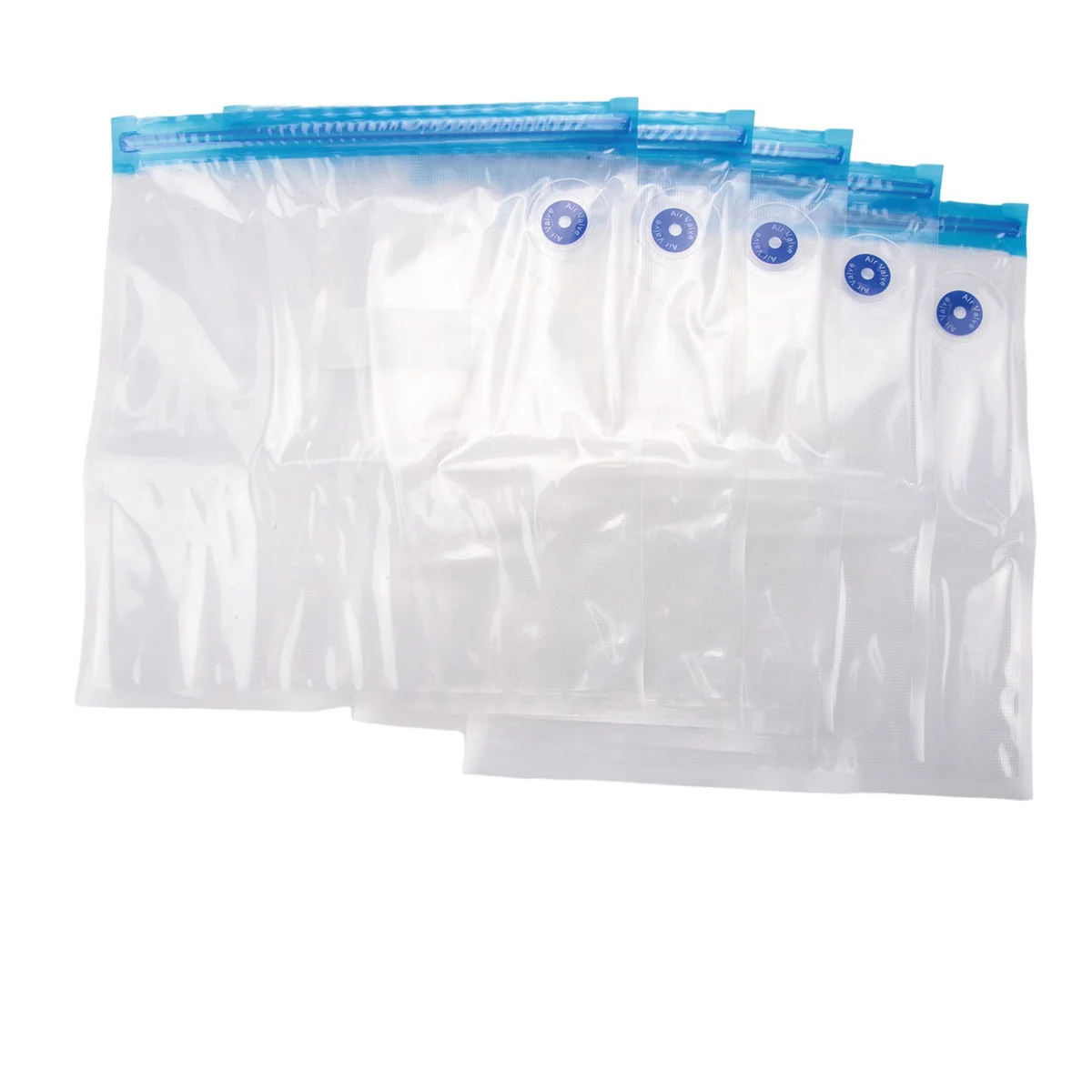 

5 шт., многоразовые вакуумные пакеты для хранения еды, 26X28 см