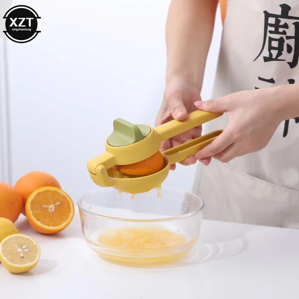 

Простая Ручная Соковыжималка Лимон Оранжевый Бытовая маленькая портативная пластиковая соковыжималка для фруктов ручной работы кухонные инструменты