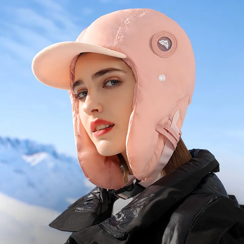 Лыжная шапка Мужская зимняя Lei Feng Женская плотная теплая шапка-ушанка с хлопковой