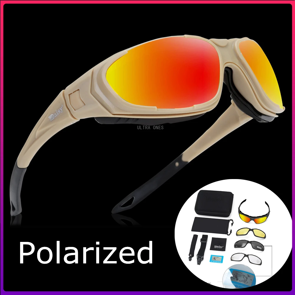 

Polarized Tactical Glasses Outdoor Sport Military Army Shooting Goggles Motor Riding Hiking Mountaineering Motorcycle Eyewear
