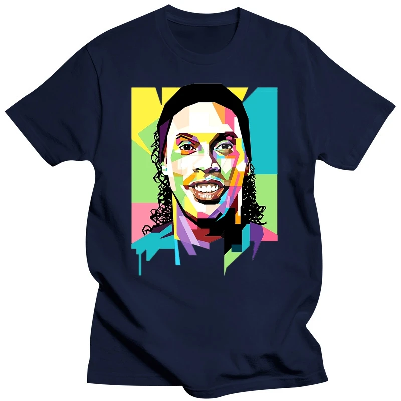 Футболка Wpap Ronaldinho лучшего качества 100% хлопок 033495