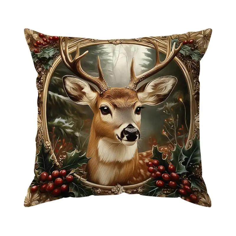 

Декоративные подушки с рождественским рисунком