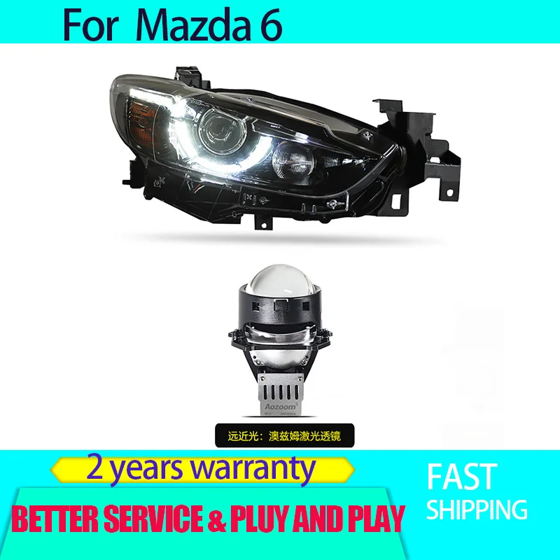Стайлинг автомобиля для Mazda 6 2014-2015 Mazda6 фары Atenza Модифицированная фара 17 Новинка