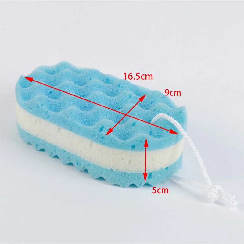 

Трехслойная губка для душа