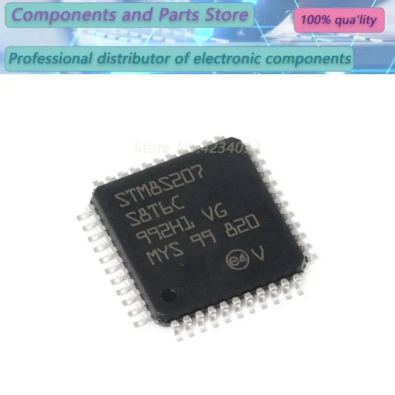 

1PCS STM8S207S8T6C STM8S207S6T6C STM8S207SBT6C LQFP-44 NEW100%