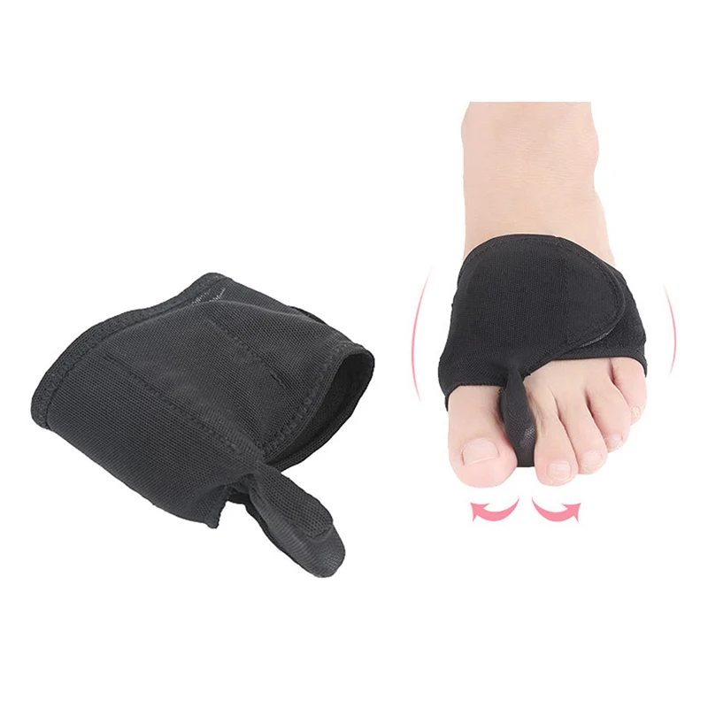 

1pair Hot Sale Best Selling Orthotics Toe Straightener Support Pain Relief Hallux Valgus Orthosis Black Color Foot Care Tool