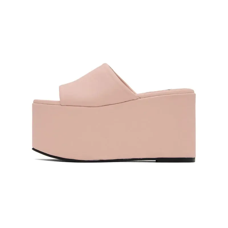 Arden Furtado/2024 летние водонепроницаемые тапочки из микрофибры с круглым носком на