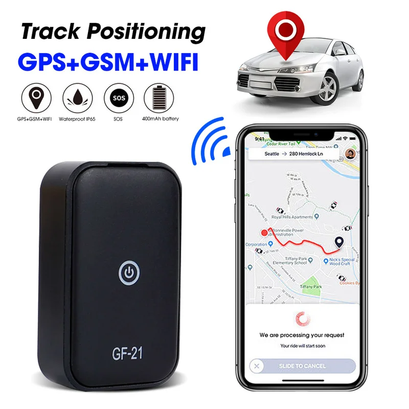 GF 07 09 21 GPS Mini Tracker Car Tracking Device Vehicle GPS Locator  Anti-Lost Recording Gps Tracker Bike Motorcycle Alarm