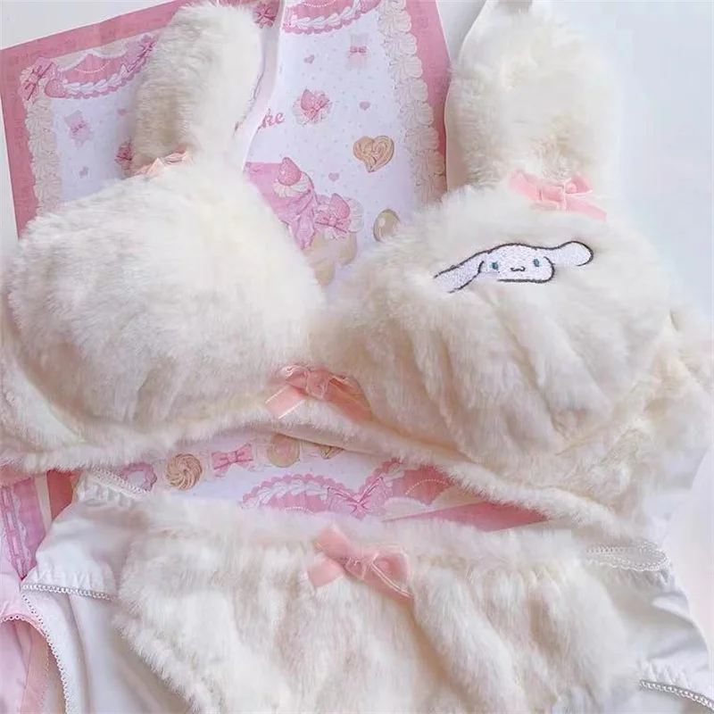 Cinnamoroll Bra Set Girls Briefs Vest Underpants Underwear Cute