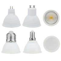 led bulb cob spotlight gu10 mr16 e27 e14 12v 220v nature white natural light 4000k white 6500k warm white 3000k dimmable lamp
