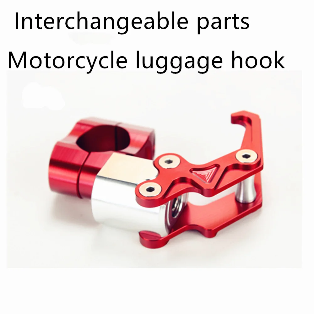 

Durable Motorcycle Handlebar Hook W Screw Mulit-purpose Motorcycle Luggage Helmet Double Hook Mount Scooter Helmet Holder Hook