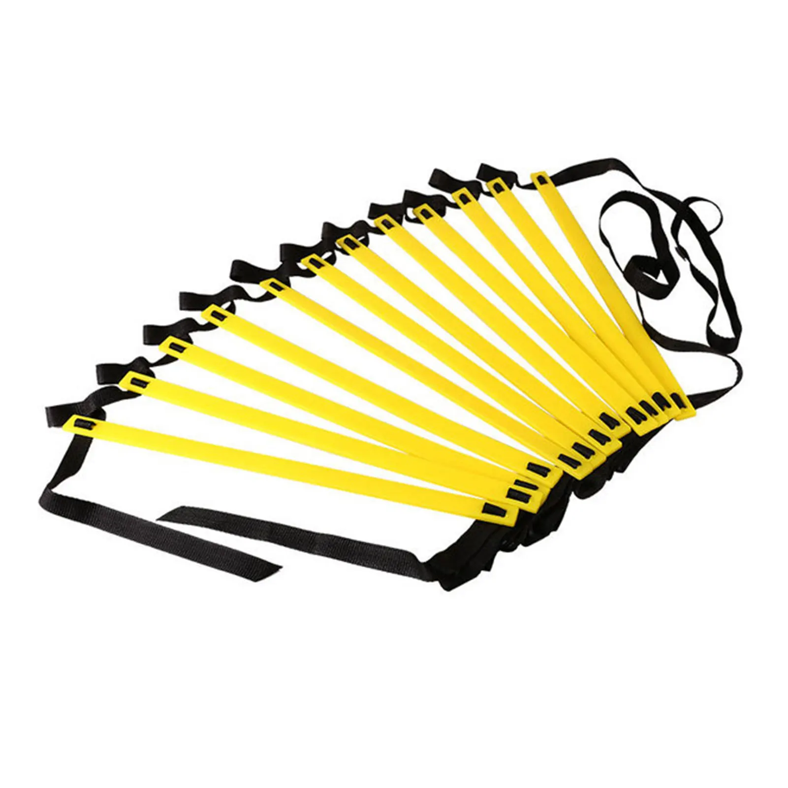 

5m 10section PP Fitness Outdoor Sports Soccer Lightweight Portable Agility Speed Ladder Stairs Football Exercise Nylon Straps