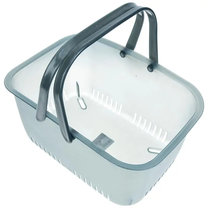 

Bathroom Basket Bathroom Supply Handheld Basket Shower Basket Kitchen Plastic Storage Basket for Friends Lover