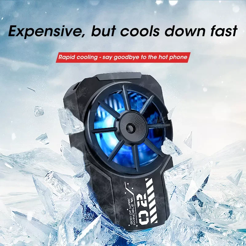 

Portable Mobile Phone Radiator Phone Cooling Fan Case DLA2 3 For PUGB Phone Cooler Phone Cooling Fan Case Mobile Phone Cooler