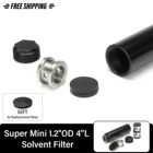 Неопреновые салфетки Super Mini 1,2 дюйма OD 4 ''L из алюминия, 8 шт., 12x28 или 58x24, одножильный ловушка для растворителя, топливный фильтр, усилитель не требуется