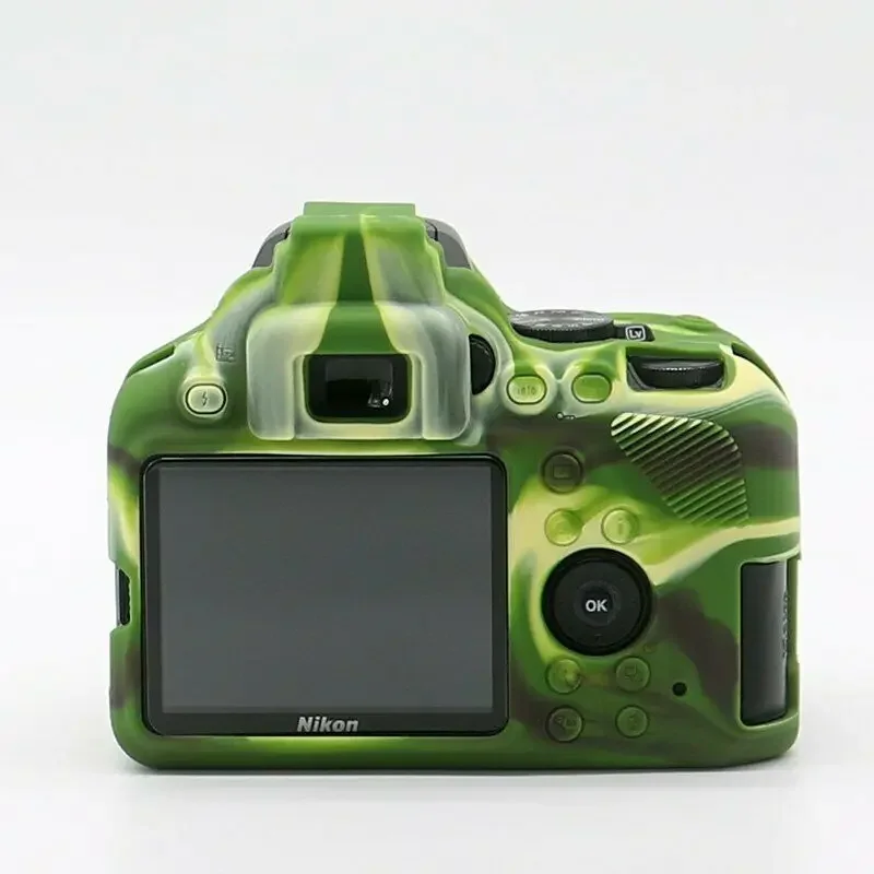 Мягкий силиконовый чехол для камеры резиновая кожаная сумка Nikon D3500 новый