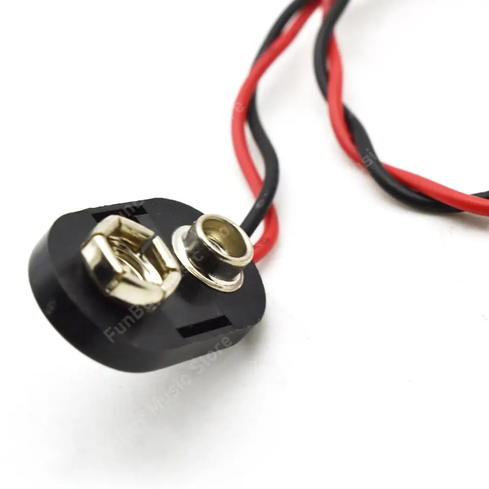 30pcs Guitar Active Pickup Battery Box Cable 9V Connect 9 Volts Parts | Спорт и развлечения