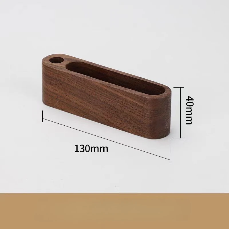 

Деревянная коробка для визиток из чёрного ореха