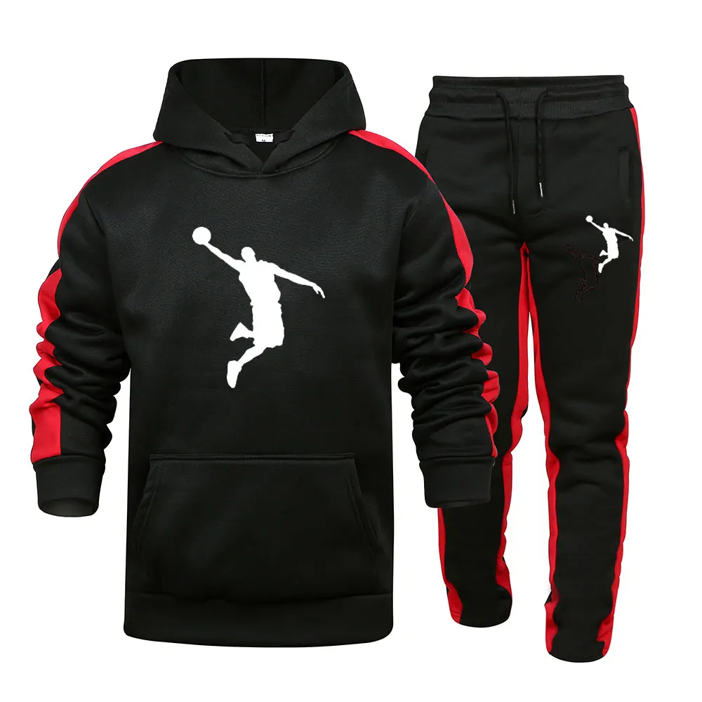 

2023 Men's Sets Fall/Winter Sportswear 2-piece Sweatshirt + Sweatpants Sportswear Hoodie Casual Jogging Men Clothing Hoodies Set