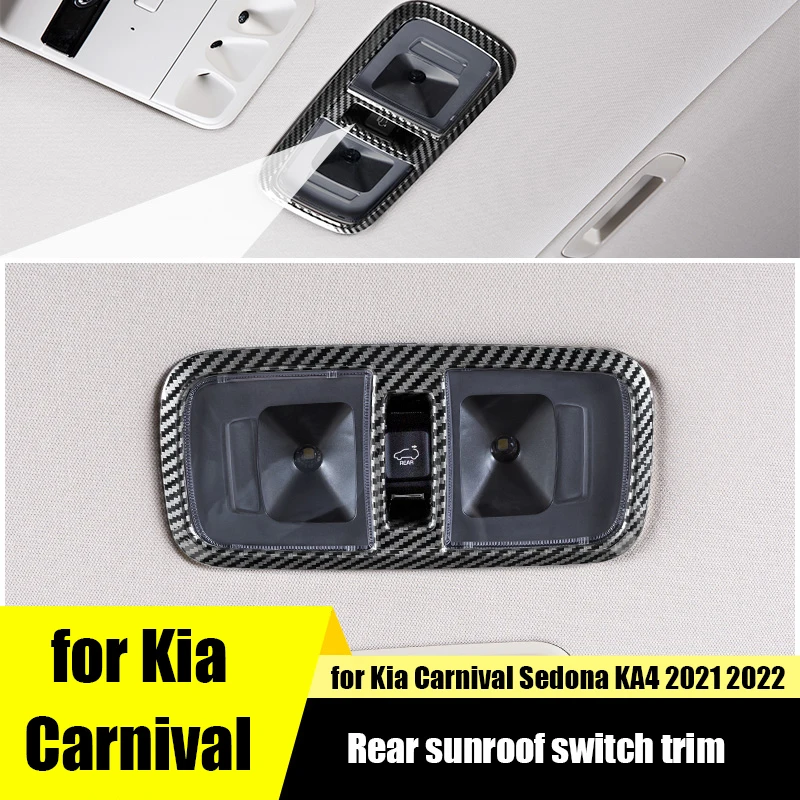 

interior sunroof electric switch control panel trim frame for Kia Carnival Sedona KA4 2021 2022