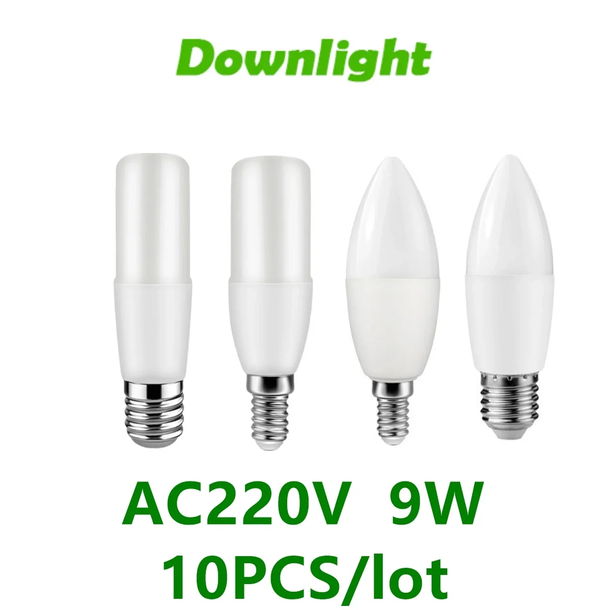 10 шт. барная светодиодная лампа-колонна T37 9 Вт высокой мощности AC220V E27 E14 Супер