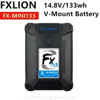 fxlion mini133 14 8v9 0ah133wh v mount camera battery for cameras camcorderslarge led