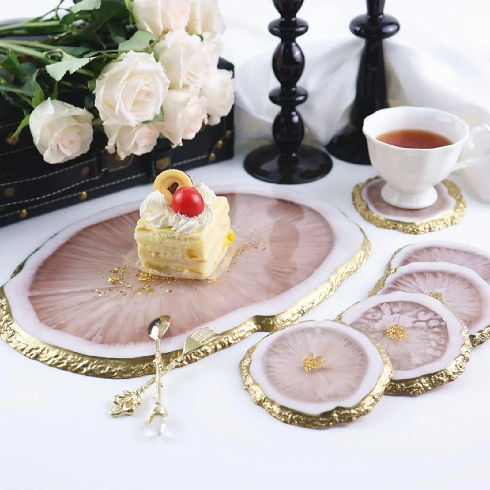 

Irregular Tray Mirror Silicone Mold Diy Oval Jewelry Ornament Mold Epoxy Tray Ins Resin Mold Home Crystal Silicone Decor St Y9w7