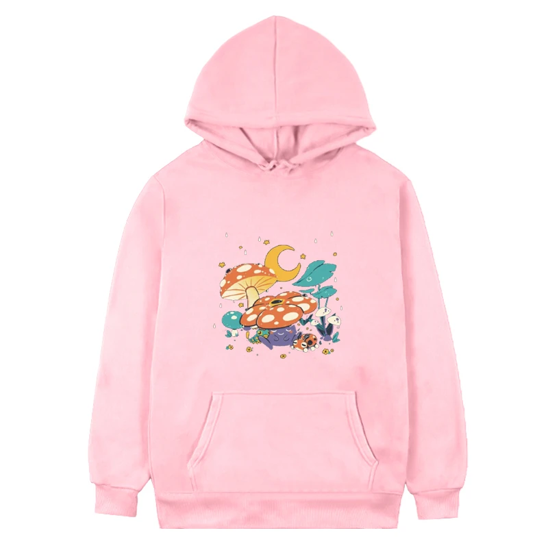 

Magic Mushrooms Hoodie Anime Style Y2k Clothes Comfortable Fashion Sweater Various Colors and Sizes Are Available