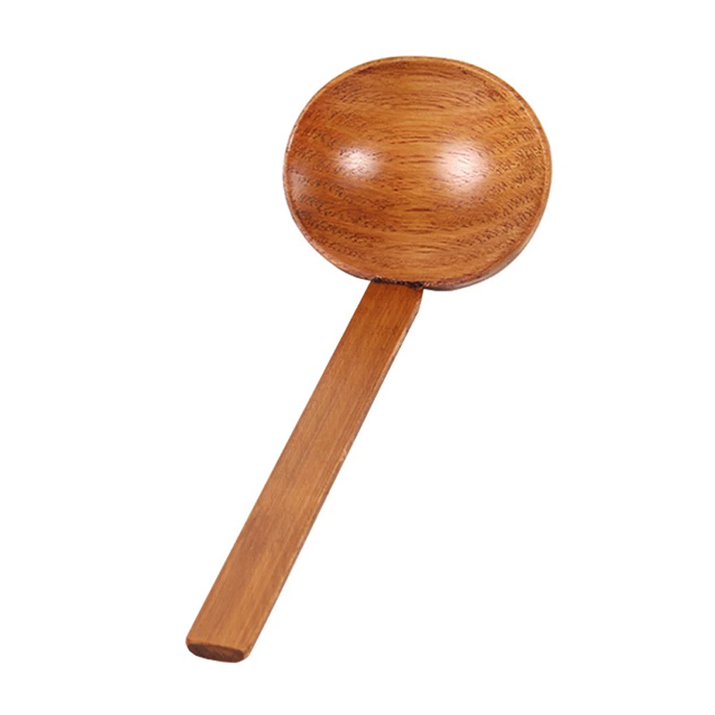 

Japanese Style Long Handle Wooden Soup Spoon Ramen Ladle Strainer Hot Pot Scoop nder Kitchen Utensil