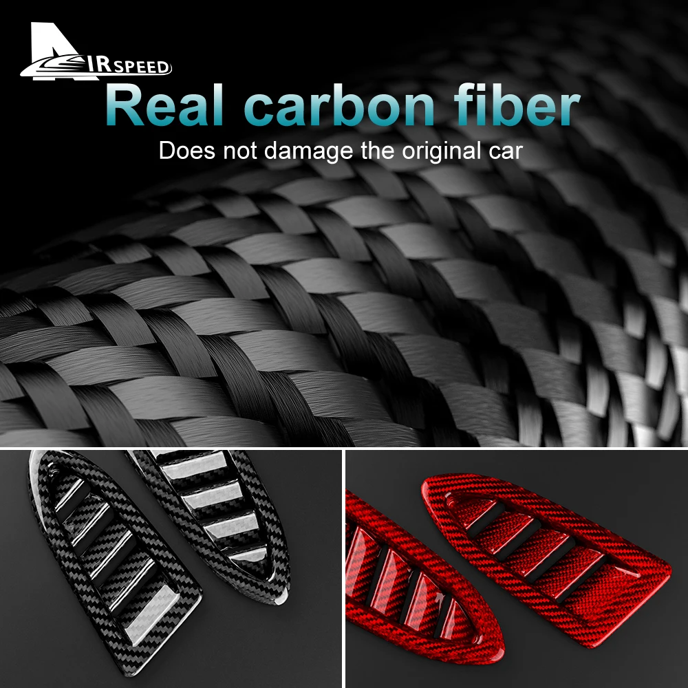 Наклейка из натурального твердого углеродного волокна для Subaru WRX/ WRX STI 2022 2023