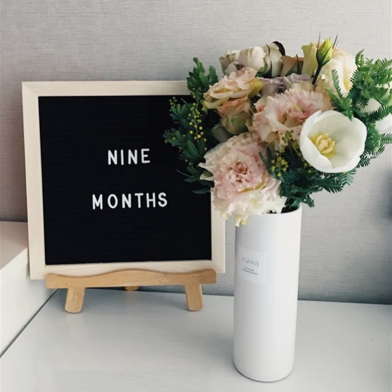 Деревянная доска для сообщений 10x10 дюймов, пробковая доска, Настенный декор, фетровая доска для письма, дуб, 450 букв, сумка на шнурке, фетровая доска для письма, домашний декор