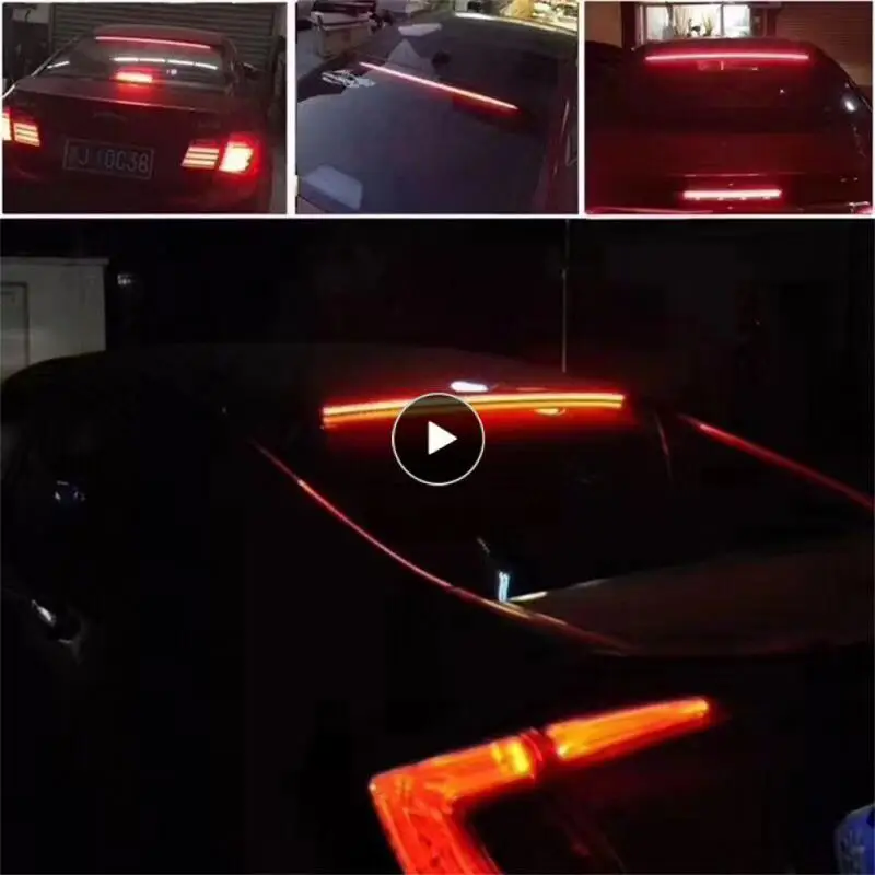 

Portable Flashing Lights 90cm Decorative Light Superbright Red Light Bar Multi-mode Car Accessories Universal Brake Lights