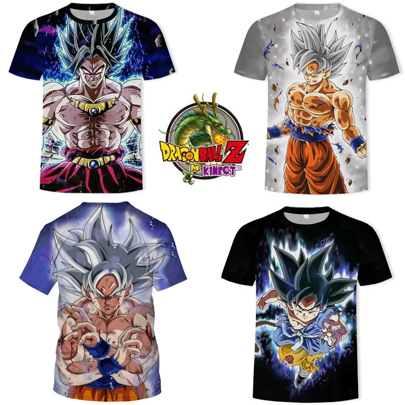 

3D Fashion T Shirt Dragon-Ball Son Gohan Vegeta Jiren Broli Broly O-Neck Tshirt Tee for Baby Boys Kids Girls Casual Tops T-Shirt