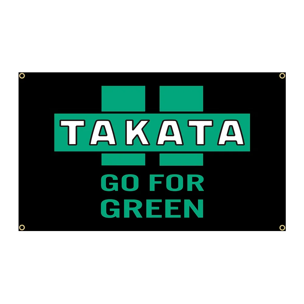 Декоративный гобелен из полиэстера Takatas Go For Green Flag 90x150 см