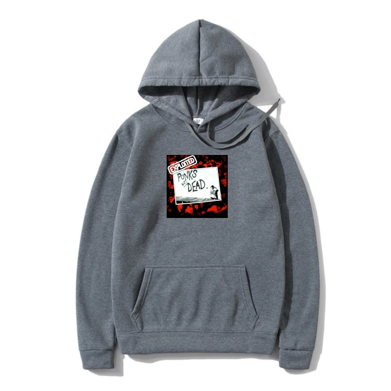 

Толстовка с надписью The Exploited Punks No Dead Sweatshir S 3Xl, официальная группа Tshir, новый дизайн, толстовка, мужская и высококачественная Мода