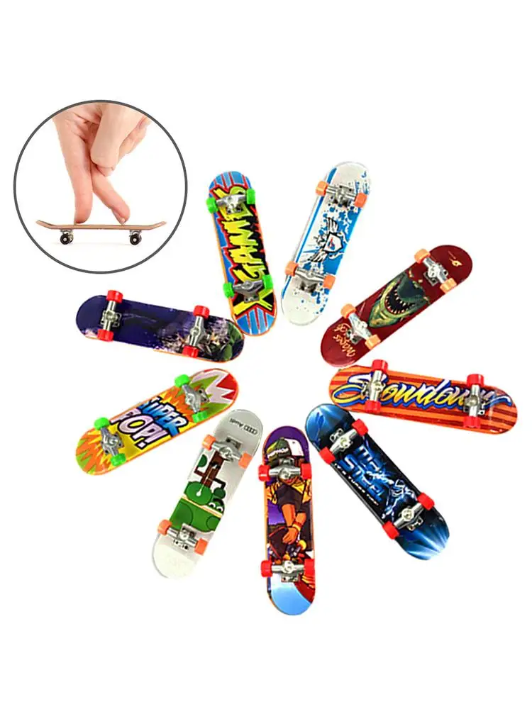 

Mini Fingerboard Finger Skateboards Toy Set for Children's Birthday Gift