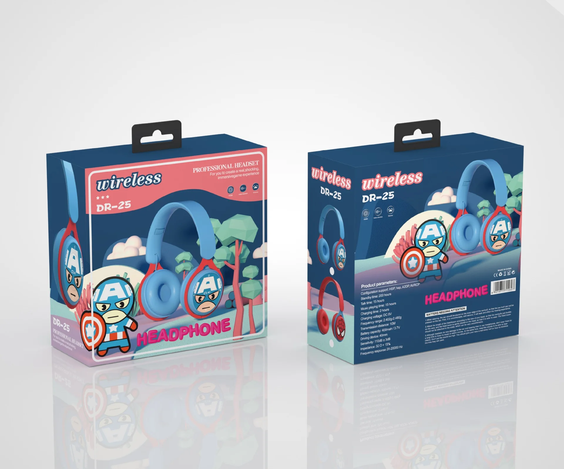 Беспроводные стереонаушники с объемным звуком Blutooth складные наушники |