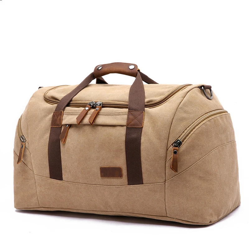 Leisure outdoor travel handbag student Single Shoulder Messenger Bag hand luggage bag large capacity canvas bag luggage bag