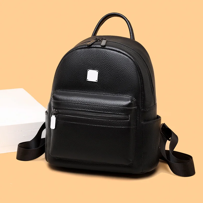 

Дизайнерские рюкзаки для женщин, вместительные школьные ранцы из натуральной воловьей кожи для девочек, дорожные сумки