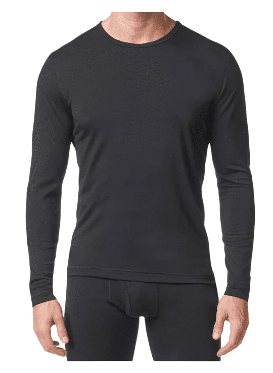 

Men's Thermal Pure Merino Wool Long Sleeve Shirt Baselayer