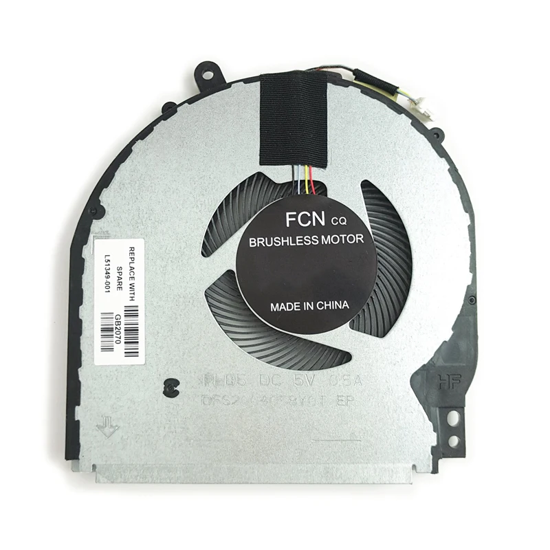 Новый оригинальный Процессор вентилятор охлаждения для HP TPN-W140 15-DQ 15-DQ0853CL 15-DQ0953CL 15-DQ1003CA 15-DQ1018NA 15-DQ1052NR кулер L51349-001