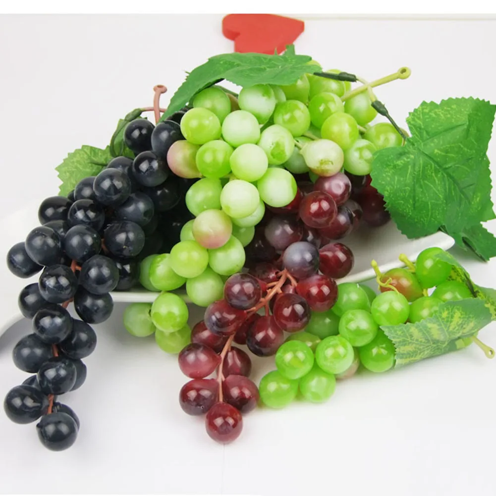 

Artificial Miniature Grapes Simulation Fruit Fake-Fruit-Home-Decor Kitchen Photography Sketch Props Decoration Fake Fruits